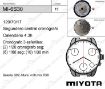 Imagen de Movimiento de pulsera Miyota MI 6S30