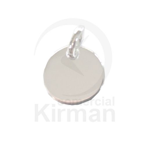 Imagen de Medalla con anilla para grabar 11.0 mm. Plata 925