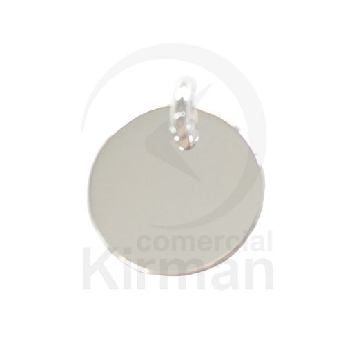 Imagen de Medalla para grabar con anilla 15.00 mm. Plata 925