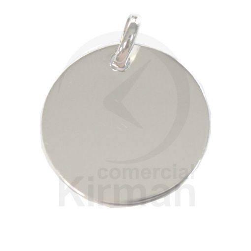 Imagen de Medalla para grabar con anilla 20.0 mm. Plata 925