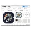 Imagen de Movimiento de pulsera Hattori 7N42