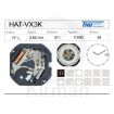 Imagen de Movimiento de pulsera Hattori VX3K