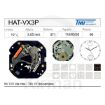 Movimiento de pulsera Hattori VX3P
