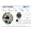 Imagen de Movimiento de pulsera Hattori VX89 con calendario a las 6h