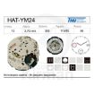 Imagen de Movimiento de pulsera Hattori YM24