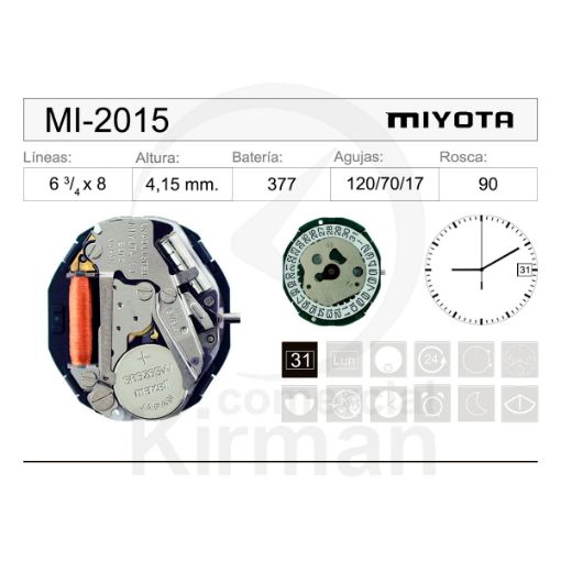Miyota 2015 Original 