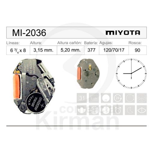Miyota 2036