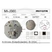 Imagen de Movimiento de pulsera de cuarzo Miyota JS00