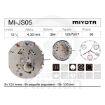 Imagen de Movimiento de pulsera de cuarzo Miyota JS05