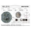 Imagen de Movimiento de pulsera de cuarzo Miyota JS16