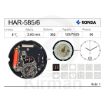 Imagen de Movimiento de pulsera de cuarzo Ronda 585 con calendario a las 6h