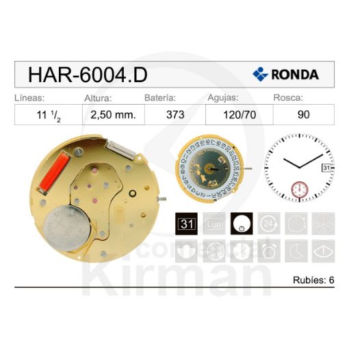 Ronda 6004.D Original 