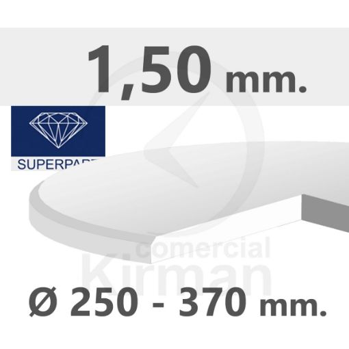 Imagen de Cristal zafiro plano 1.5 MM