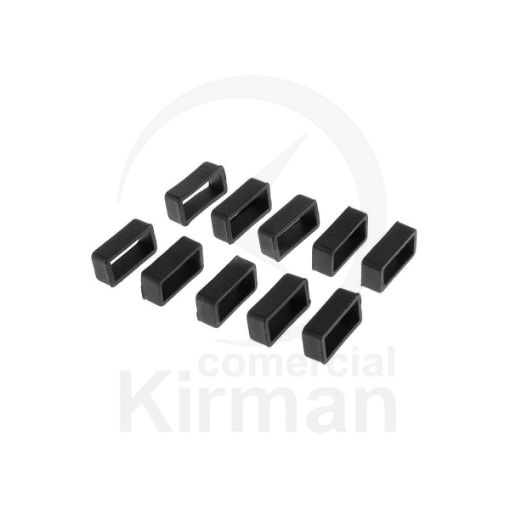 Imagen de Trabillas negras de silicona