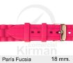 Imagen de Correa silicona París color fucsia 18 mm