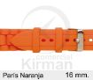 Imagen de Correa silicona París color naranja 16 mm