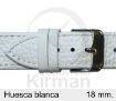 CORREA PIEL BLANCO