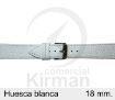 CORREA PIEL BLANCO