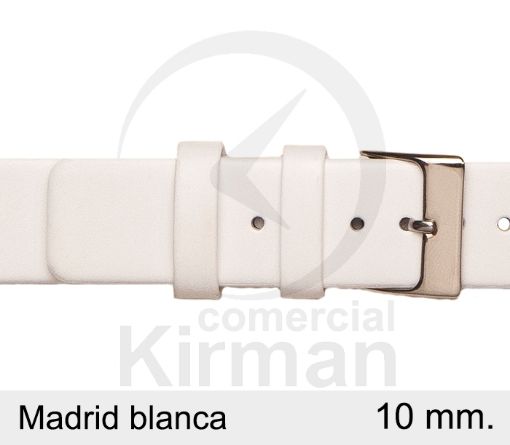 CORREA PIEL BLANCO