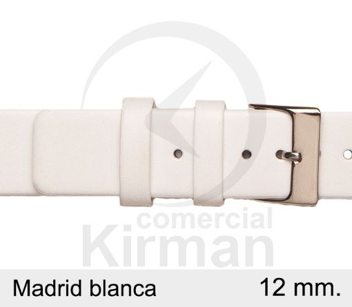 CORREA PIEL BLANCO