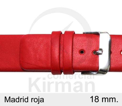 CORREA PIEL ROJO