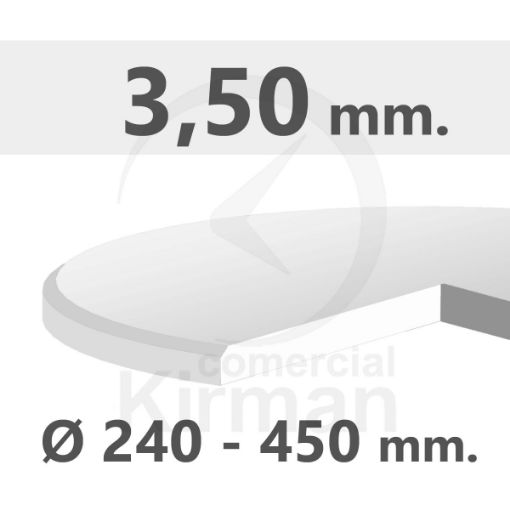 Imagen de Cristal mineral plano grosor 3.50 mm