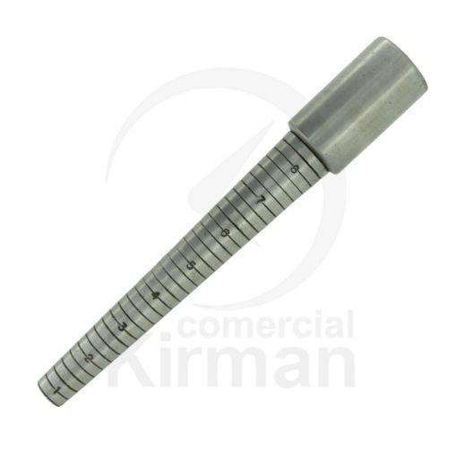 Imagen de Lastra anillada de acero para sortijas de 12 a 19 mm