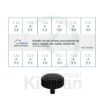 Imagen de Surtido 24 coronas negras sumergibles con cuello R90