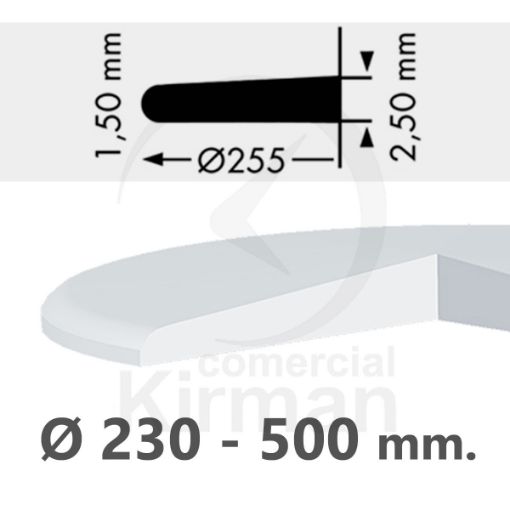 Imagen de Cristal mineral óptico Ø 28.5 mm G. 1.5mm