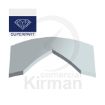 Imagen de Cristal zafiro rectangular bombé  Cart 1.20 mm grosor