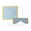 Imagen de Cristal zafiro rectangular bombé Cart 1.05 mm grosor  2.78 mm altura 29.10 x 30.30 mm