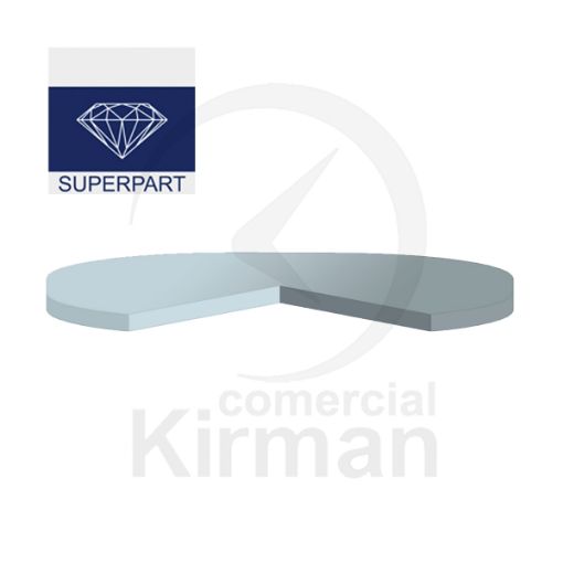 Imagen de Cristal zafiro cuadrado plano Cart 1.00 mm grosor