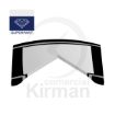 Imagen de Cristal zafiro rectangular bombé Rad 1.20 mm grosor  2.60 mm altura. 24.10 x 28.60 mm
