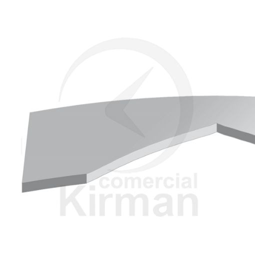 Imagen de Placa mineral rectangular bombé