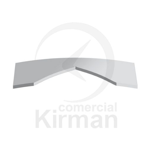 Imagen de Placa mineral rectangular bombé G. 1 mm