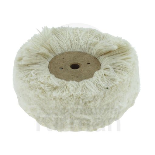 Imagen de Disco de borrego de algodón blanco de Ø 100 mm.