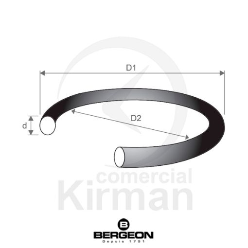 Imagen de D1 30.10 mm. D2 28.90 mm. d 0.60 mm - 6043-D-002 NO 29