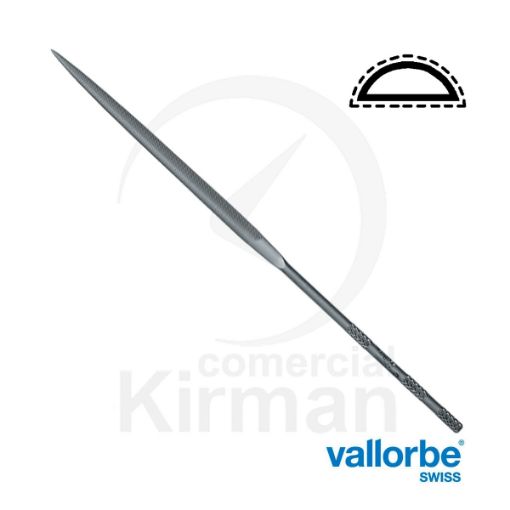 Imagen de Limatón Vallorbe media caña - Picado 0 basto L: 200 mm - LA2402-200-0