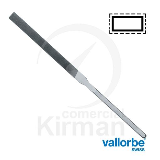 Imagen de Lima de precisión Habilis plana Vallorbe - Picado 1 Medio - ULH2601-1