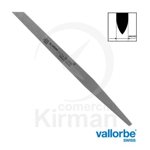 Imagen de Buril HSS con borde onglette Vallorbe