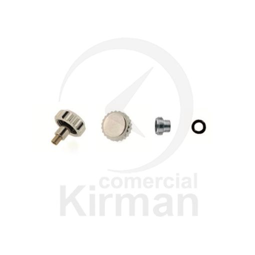 Imagen de Coronas roscadas de acero con tubo para RX ROSCA 90