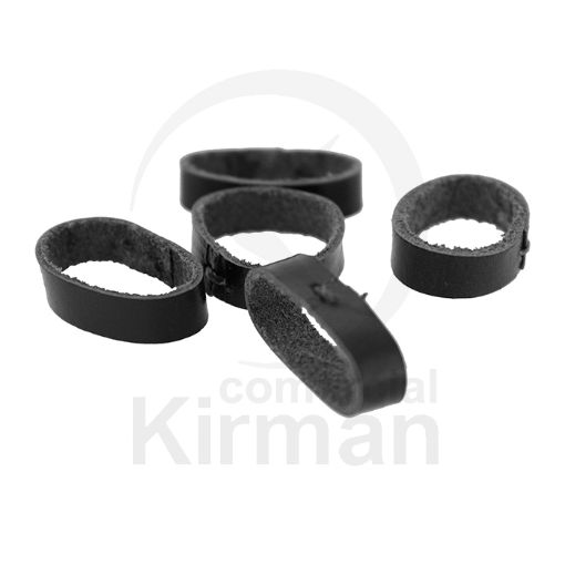 Imagen de Trabillas para correas de piel negras