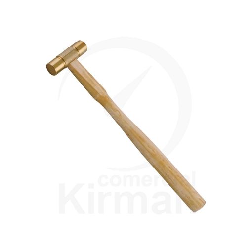 Imagen de Martillo para relojería de latón y mango de madera