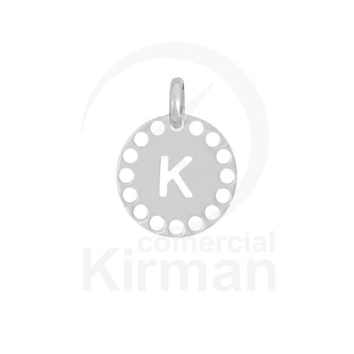 Imagen de Colgante troquelado letra K 14.0mm -  Plata 925