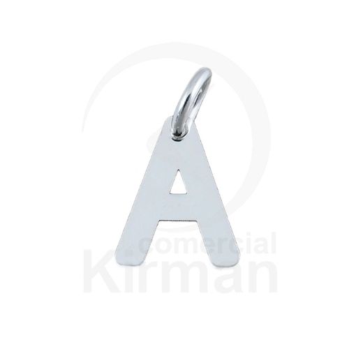 Imagen de Colgante Letra A - 6.5 x 8 MM - PLATA 925