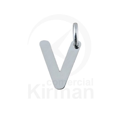 Imagen de Colgante Letra V - 6.5 x 8 MM - PLATA 925