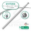 Imagen de Pack 6 fresas huecas Twincut de acero (411T) Ø:1.4mm