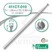 Imagen de Pack 6 Fresas huecas Twincut cónicas de acero (411CT)  Ø:1.0mm