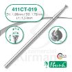 Imagen de Pack 6 fresas huecas Twincut cónicas de acero (411CT) Ø:1.9mm
