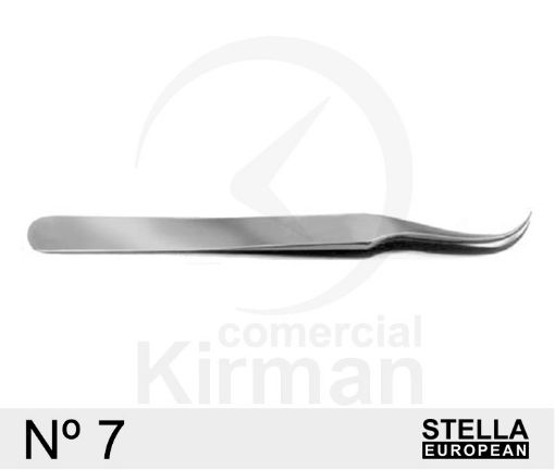 Imagen de Pinza de acero inoxidable Stella European nº 7